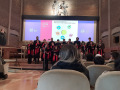 Esibizione del coro dell'Università